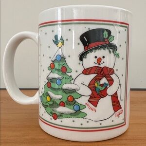 Vintage  Snowman Holiday Mug